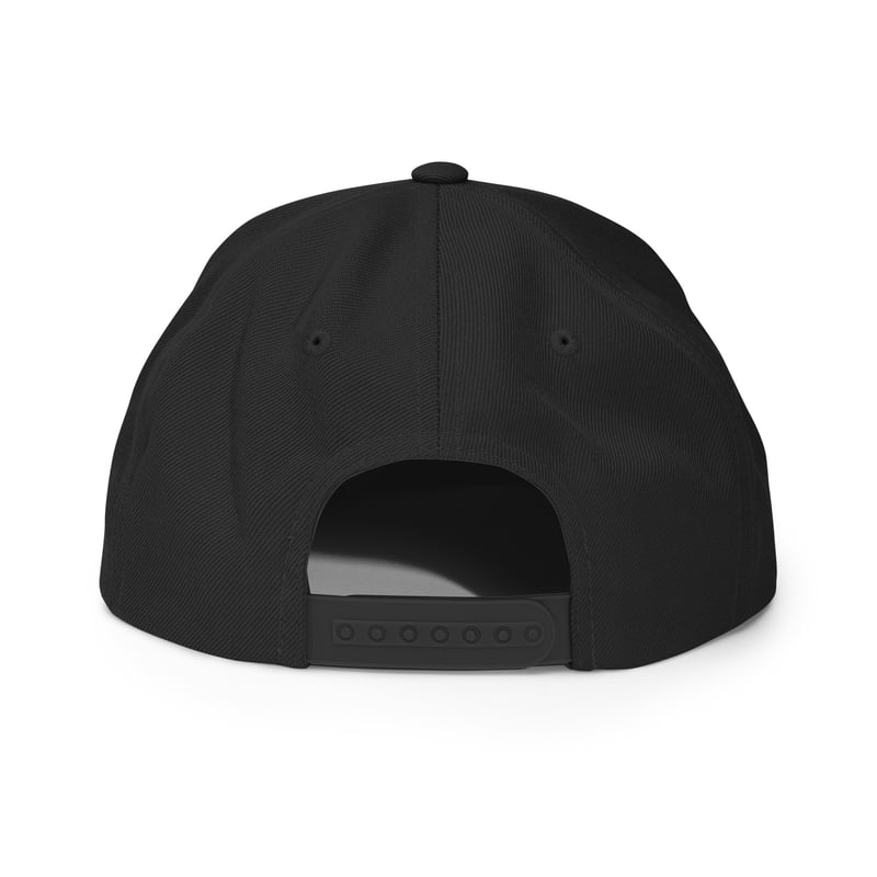 Tipalti - Black on Black Embroidered Yupoong Snapback Hat - image2